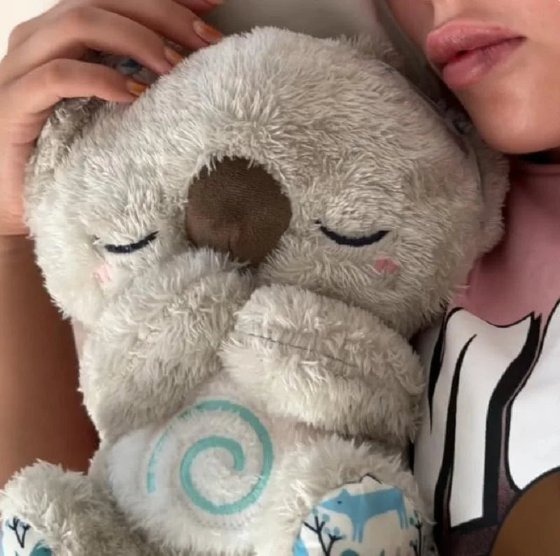 Calming Koala Sleep Buddy: Plush Toy with Soothing Lights for Kids & Babies