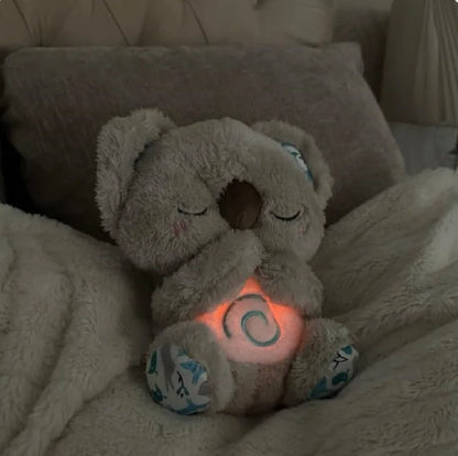 Calming Koala Sleep Buddy: Plush Toy with Soothing Lights for Kids & Babies